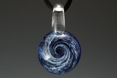 Ashes to shop glass necklace