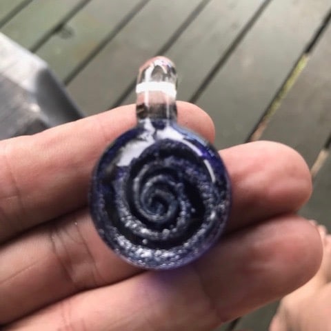 cremation pendant after house fire